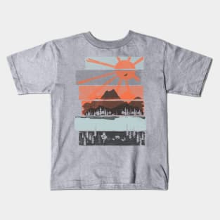 Morning by Bear River... Kids T-Shirt